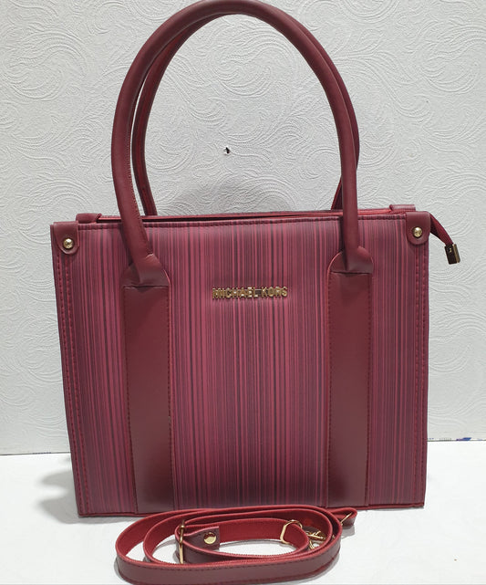 Striped Handbag – Stylish & Spacious