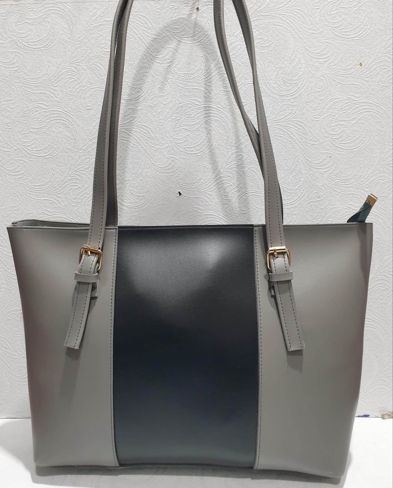 Classic Dual-Tone Tote Bag