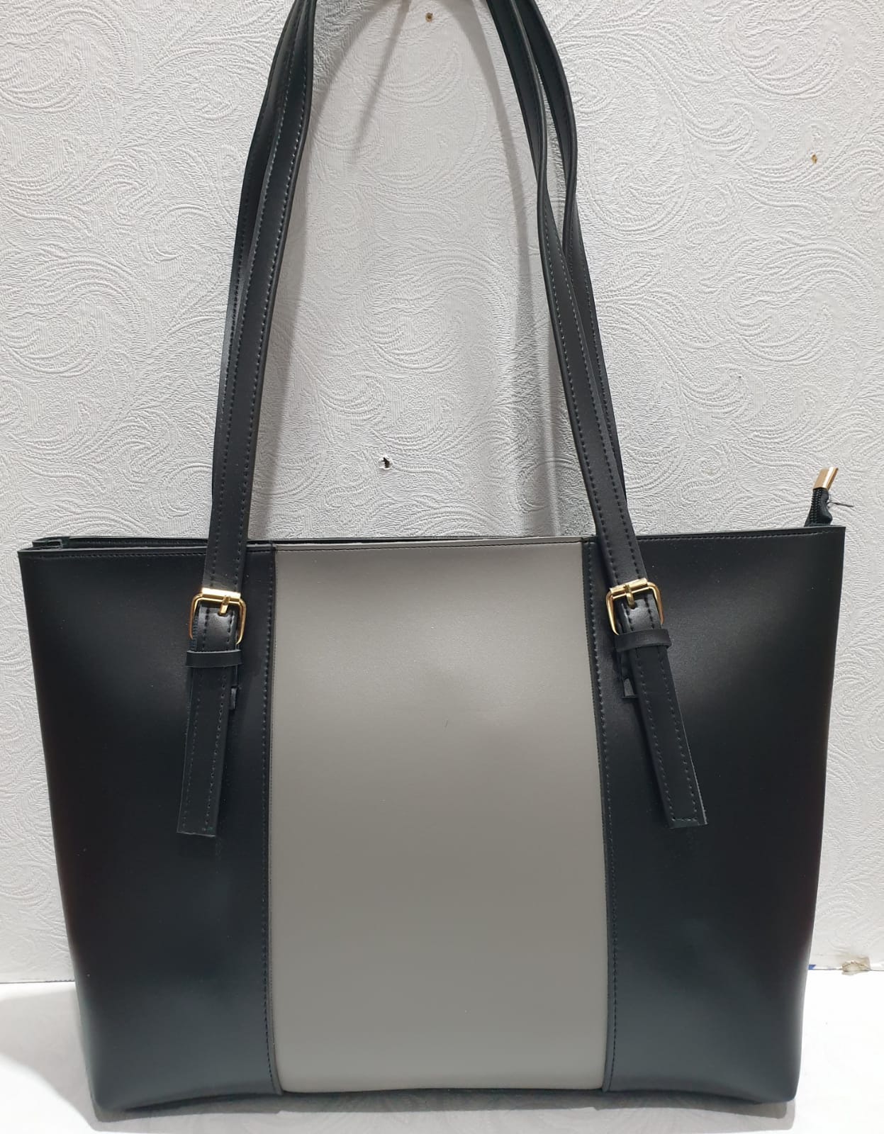 Classic Dual-Tone Tote Bag