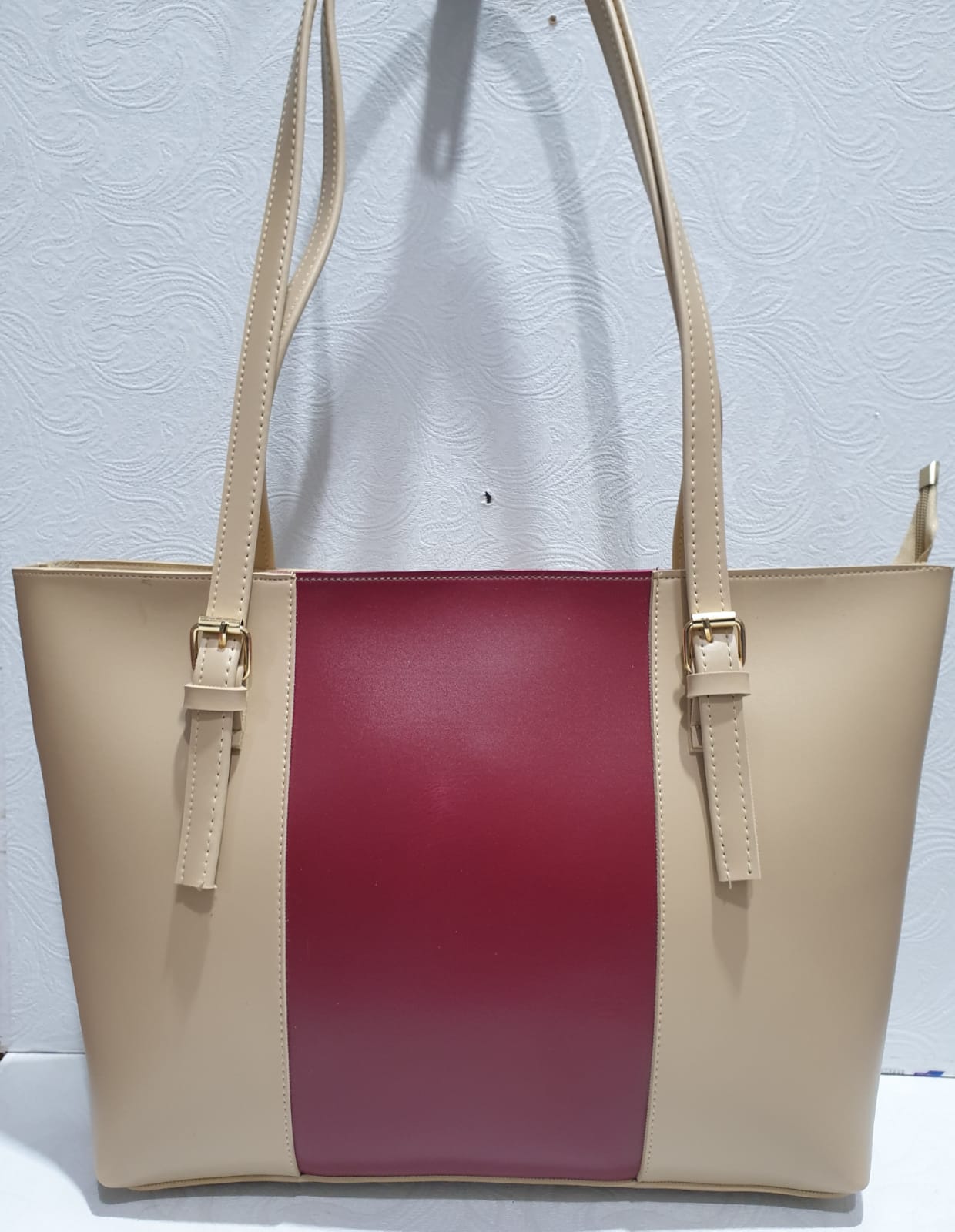 Classic Dual-Tone Tote Bag